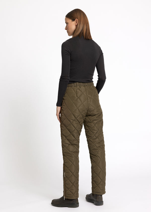 Rethinkit Quilted trousers COUNTRY Thermo 4012 green turtle
