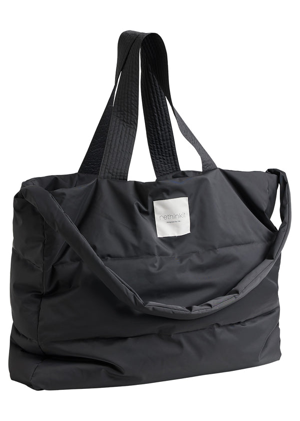 Rethinkit Puffer Shopper Bag Acc 0022 almost black