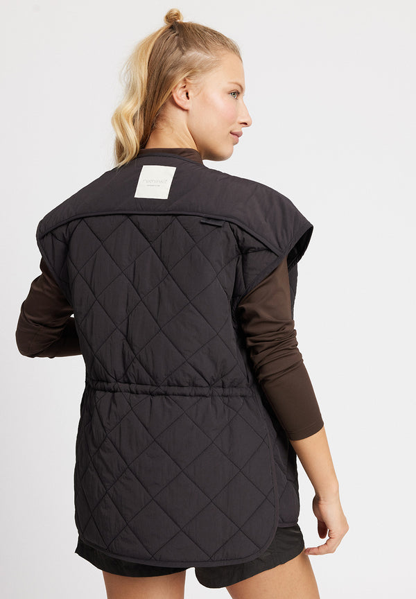 Rethinkit Quilted Gilet Le Mans Thermo 0022 almost black